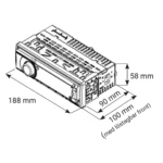 Maskinradio med Bluetooth, AM/FM och EEPROM-backup - Bild 2